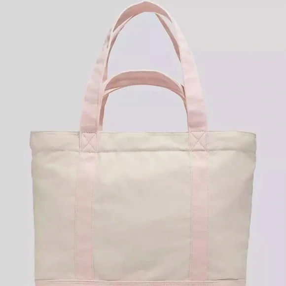 Vans Tote Bag in Cream and Pink - Picture 3 of 3